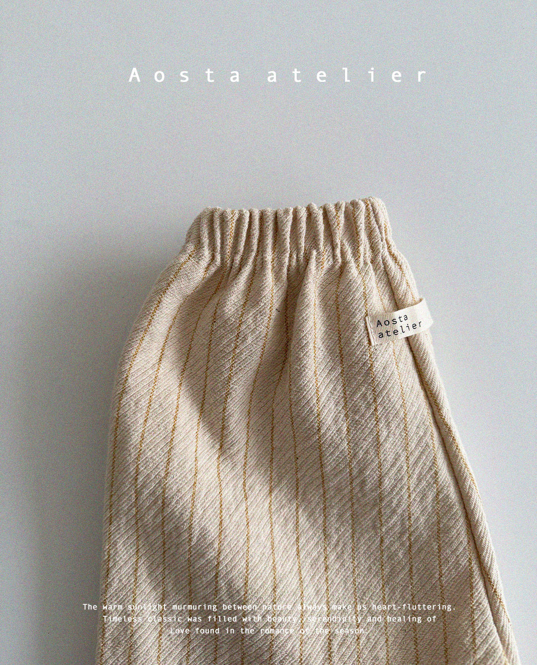 【韓国直送便】Baby & Kids Chino pants / 韓国子供服 AOSTA 2025春夏 / ko436