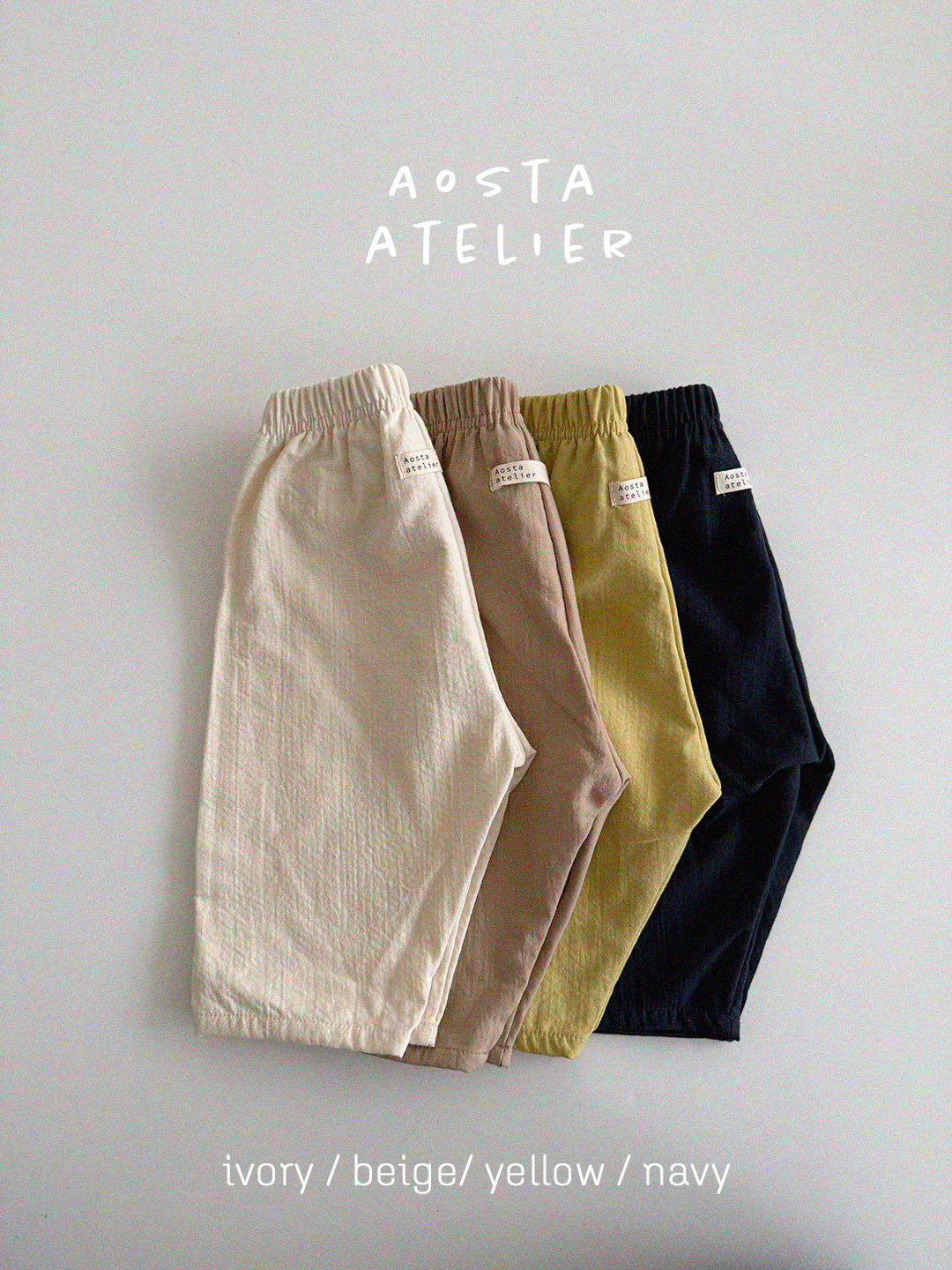 【韓国直送便】Baby & Kids Chino pants / 韓国子供服 AOSTA 2025春夏 / ko436