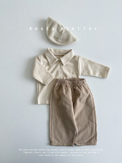 【韓国直送便】Baby & Kids Chino pants / 韓国子供服 AOSTA 2025春夏 / ko436