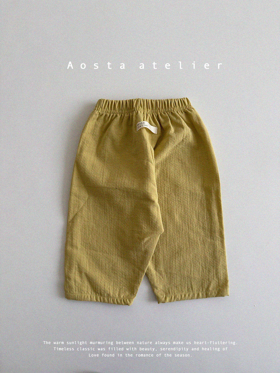 【韓国直送便】Baby & Kids Chino pants / 韓国子供服 AOSTA 2025春夏 / ko436