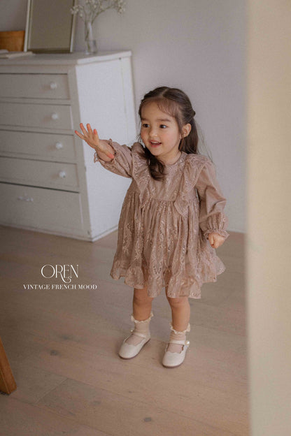 【韓国直送便】Baby & Kids Raybone lace suit & one-piece / 韓国子供服 OREN 2025春夏 / ko438