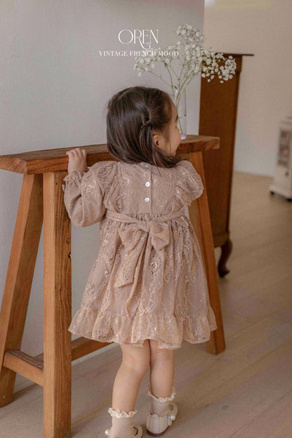 【韓国直送便】Baby & Kids Raybone lace suit & one-piece / 韓国子供服 OREN 2025春夏 / ko438