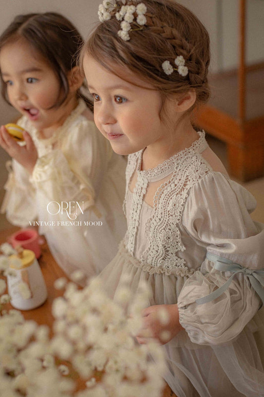 【韓国直送便】Baby & Kids Elizabeth lace suit & one-piece / 韓国子供服 OREN 2025春夏 / ko439