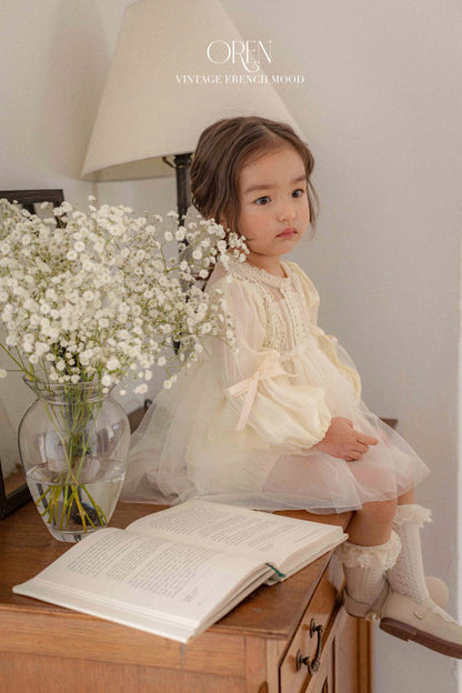 【韓国直送便】Baby & Kids Elizabeth lace suit & one-piece / 韓国子供服 OREN 2025春夏 / ko439