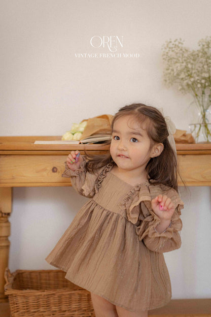 【韓国直送便】Baby & Kids Lily Frill suit & one-piece / 韓国子供服 OREN 2025春夏 / ko440