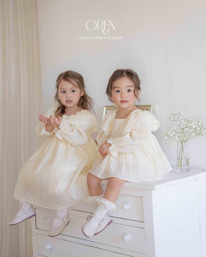 【韓国直送便】Baby & Kids Lily Frill suit & one-piece / 韓国子供服 OREN 2025春夏 / ko440