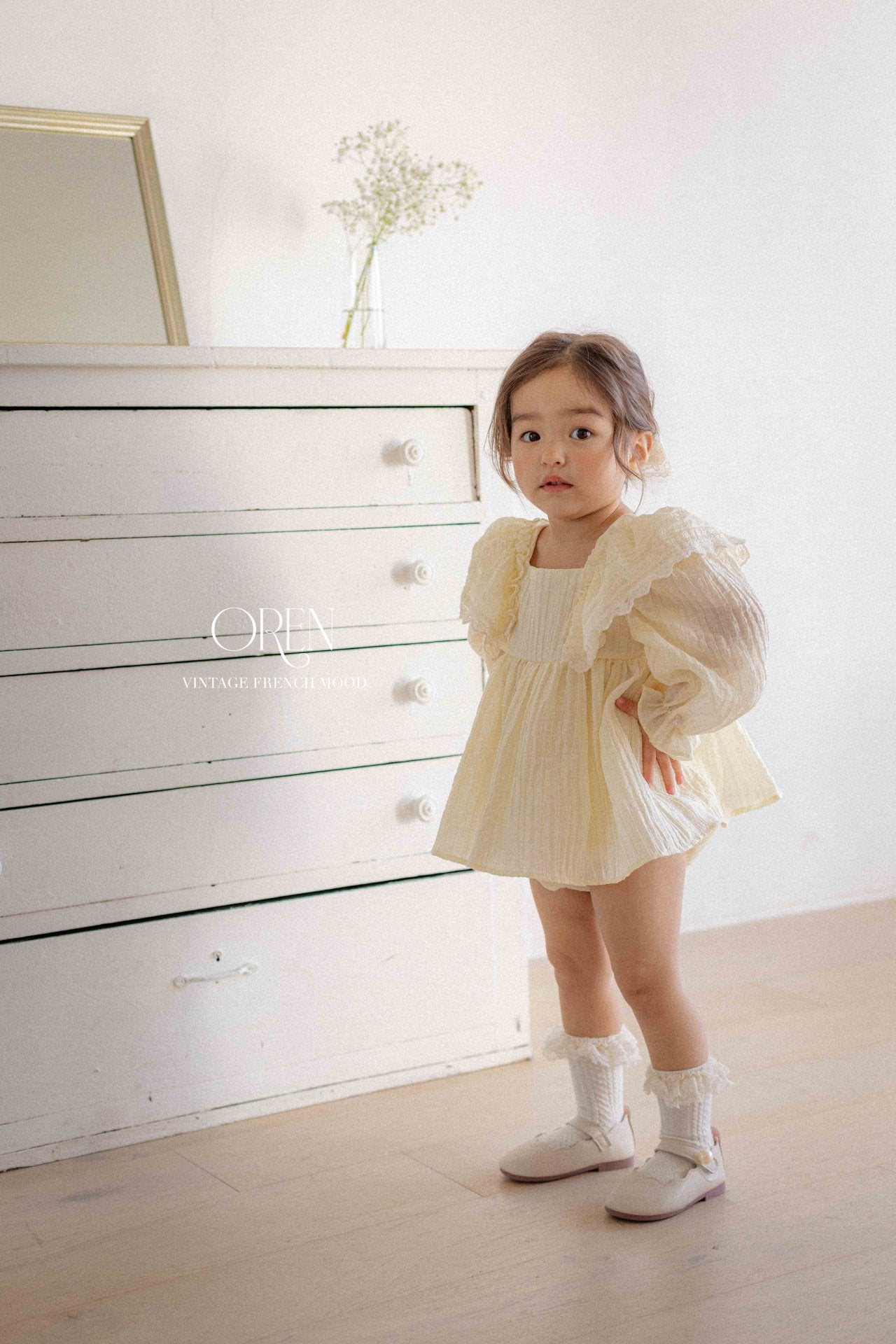 【韓国直送便】Baby & Kids Lily Frill suit & one-piece / 韓国子供服 OREN 2025春夏 / ko440