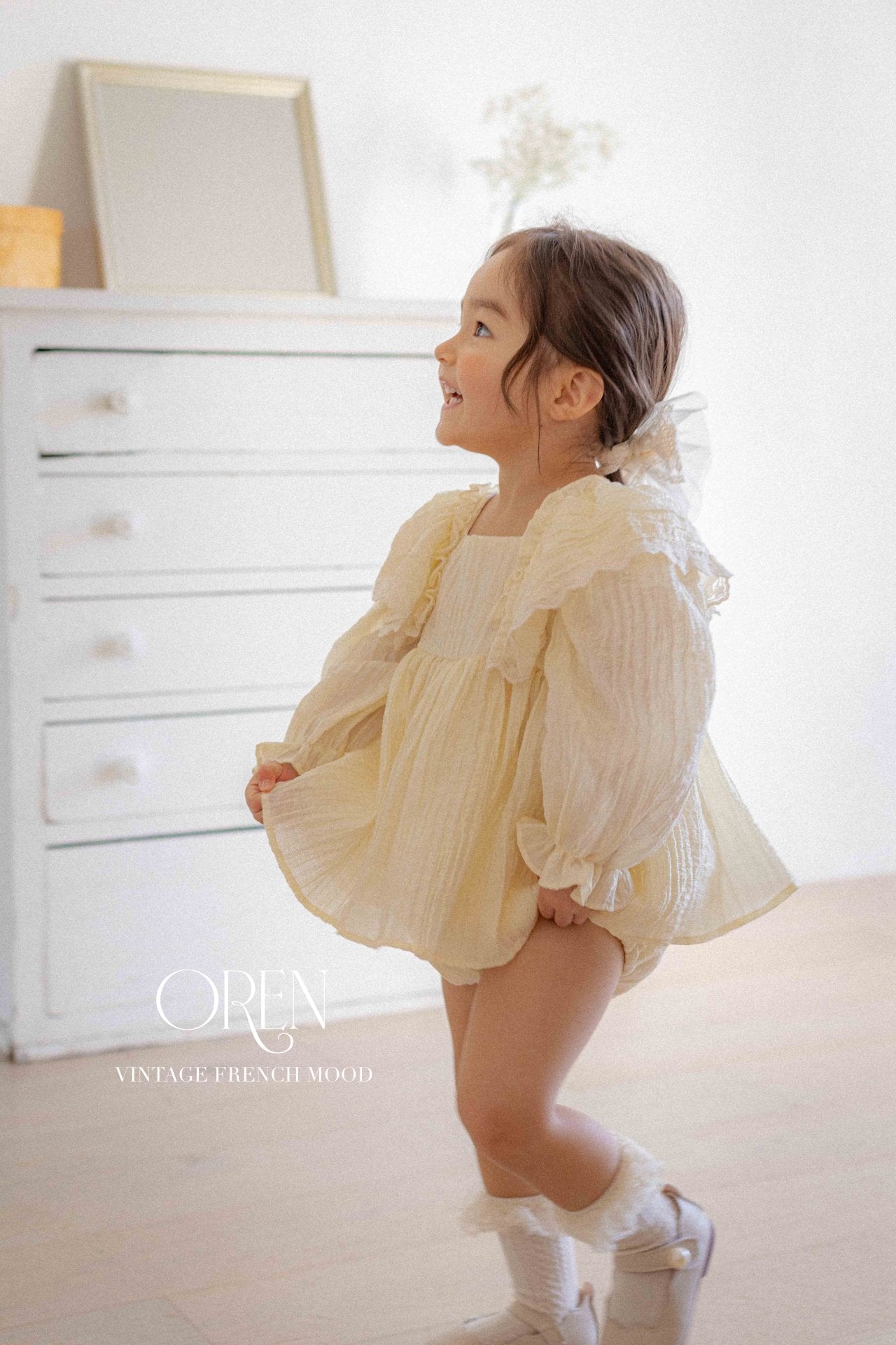 【韓国直送便】Baby & Kids Lily Frill suit & one-piece / 韓国子供服 OREN 2025春夏 / ko440