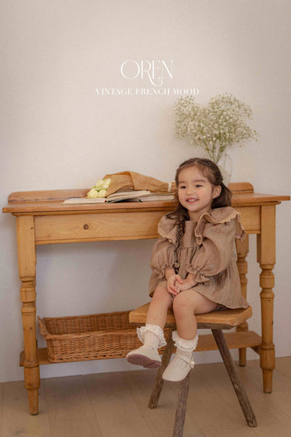 【韓国直送便】Baby & Kids Lily Frill suit & one-piece / 韓国子供服 OREN 2025春夏 / ko440