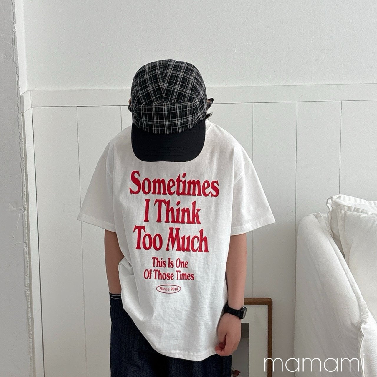 【韓国直送便】親子お揃い / Sometime T-shirt  / 3color / XS(80)-JL(150)&adult / mamami 2025夏 / ko555