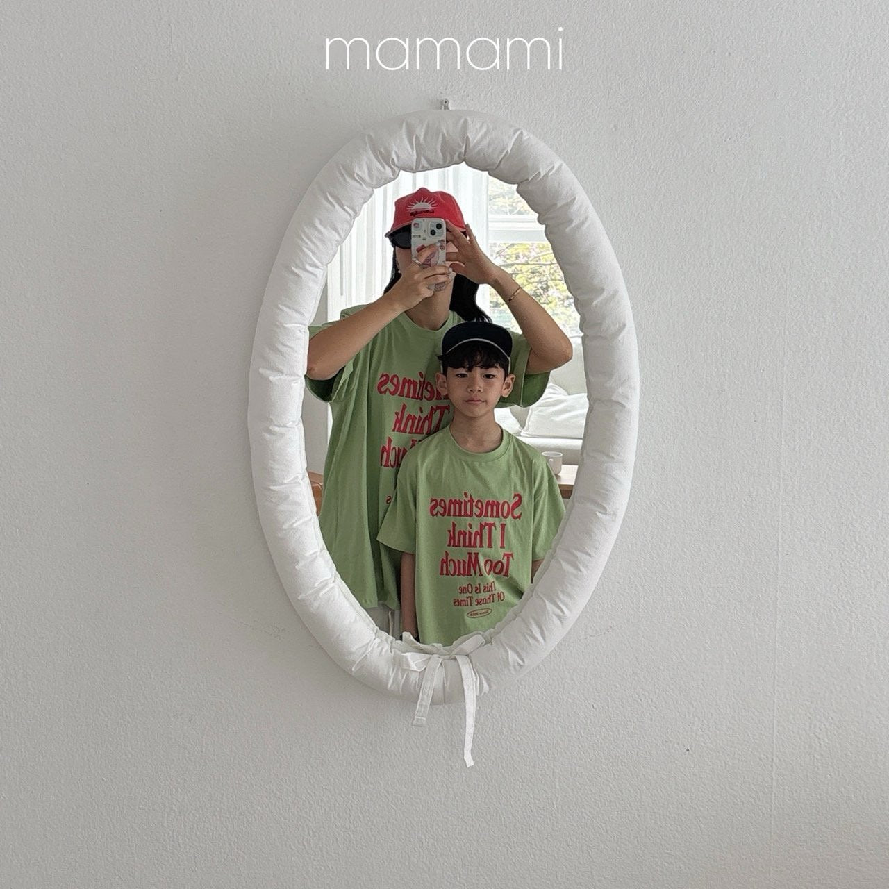 【韓国直送便】親子お揃い / Sometime T-shirt  / 3color / XS(80)-JL(150)&adult / mamami 2025夏 / ko555