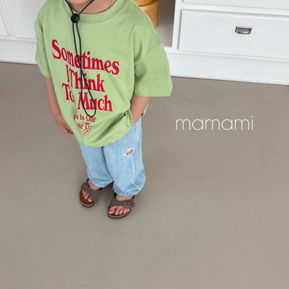 【韓国直送便】親子お揃い / Sometime T-shirt  / 3color / XS(80)-JL(150)&adult / mamami 2025夏 / ko555