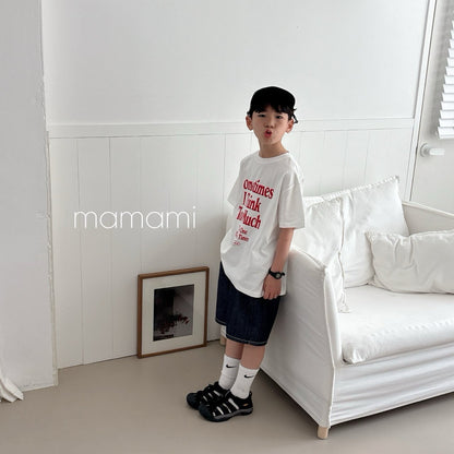 【韓国直送便】親子お揃い / Sometime T-shirt  / 3color / XS(80)-JL(150)&adult / mamami 2025夏 / ko555