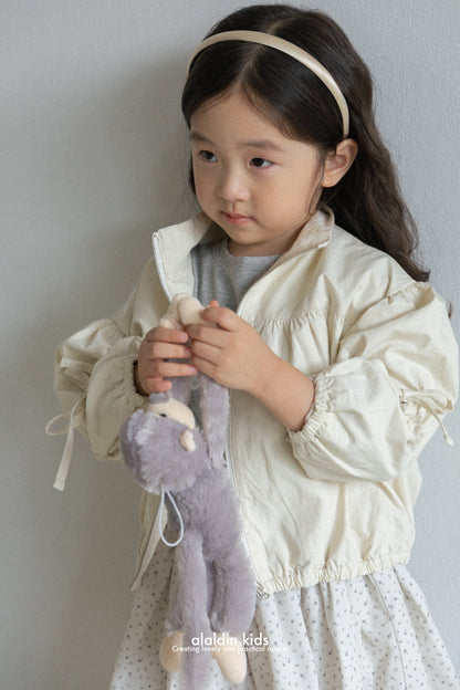 【韓国直送便】ko142 Ribbon shirring jumper / 2color / XS(75)-XL(115) / aladin kids 2024fw