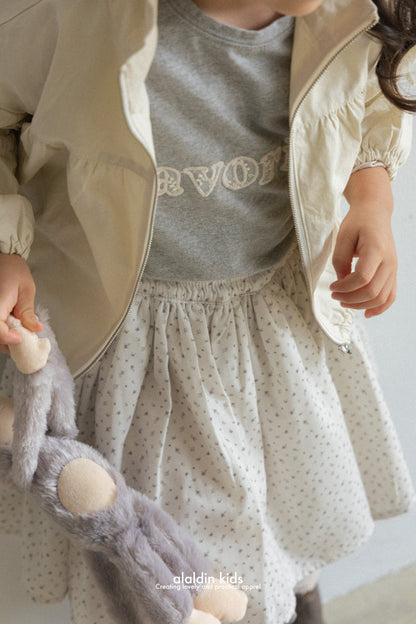 【韓国直送便】ko138 Calm flower skirt / 1color / XS(75)-XL(115) / aladin kids 2024fw