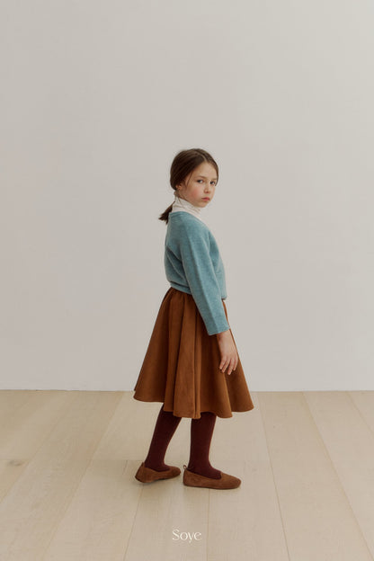 【韓国直送便】wool Vneck knit  / 4color / 80-120cm相当 / soye kids 2024winter / ko335