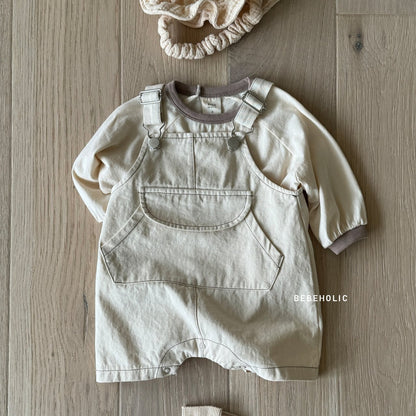 【即納】【40％OFF】Baby Buckle overalls suit  2024SS BEBEHOLIC