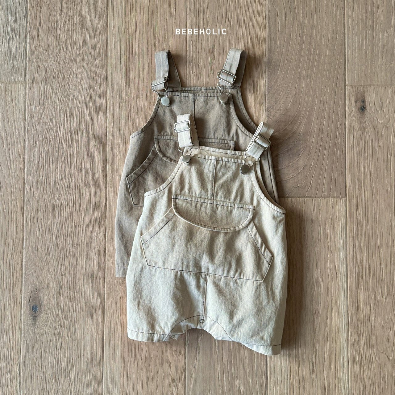 【即納】【40％OFF】Baby Buckle overalls suit  2024SS BEBEHOLIC