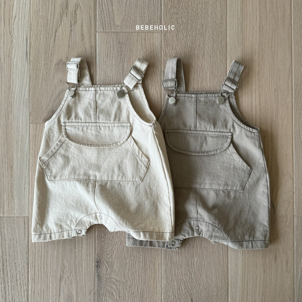 【即納】【40％OFF】Baby Buckle overalls suit  2024SS BEBEHOLIC