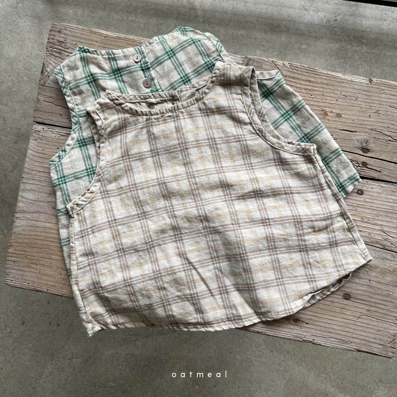 【30%OFF】Baby Got bloomer set / Got Set up oatmeal 2024SS