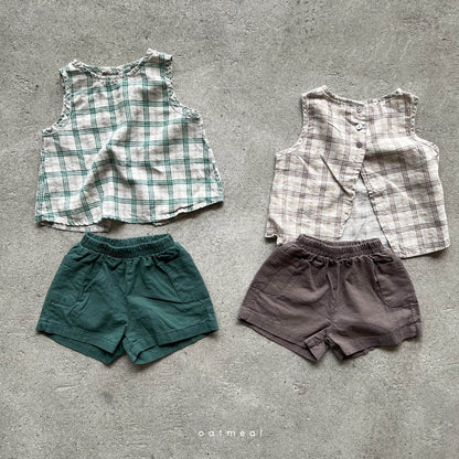 【30%OFF】Baby Got bloomer set / Got Set up oatmeal 2024SS