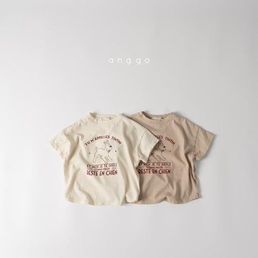 【 30%OFF】anggo Kids Puppy T-shirt / 80-120 2024SS