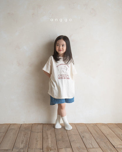 【 30%OFF】anggo Kids Puppy T-shirt / 80-120 2024SS