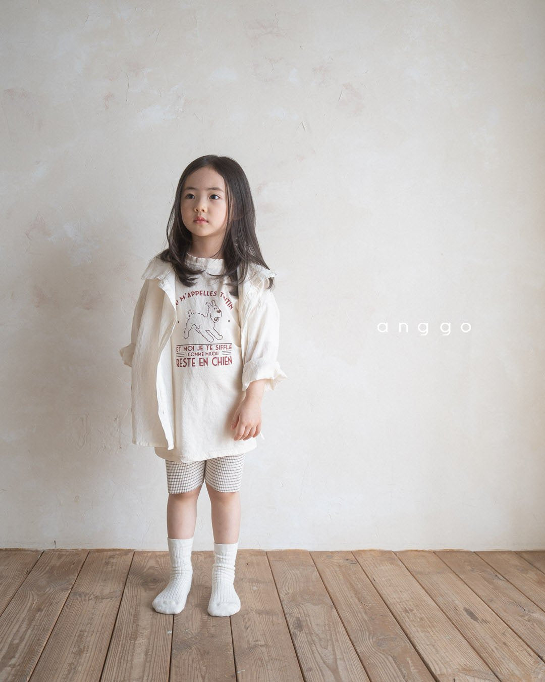 【 30%OFF】anggo Kids Puppy T-shirt / 80-120 2024SS