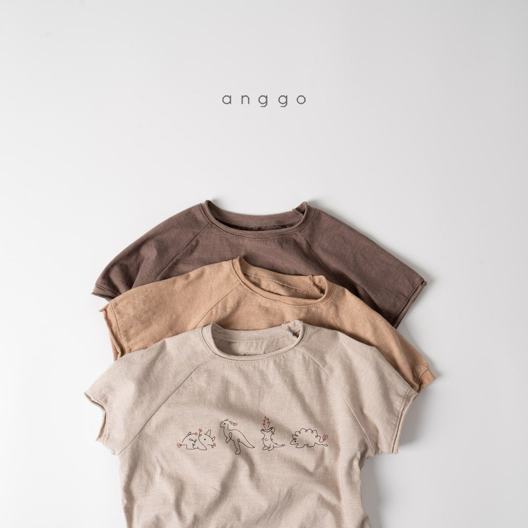 【 30%OFF】anggo Kids dinosaur T-shirt / 80-120　2024SS